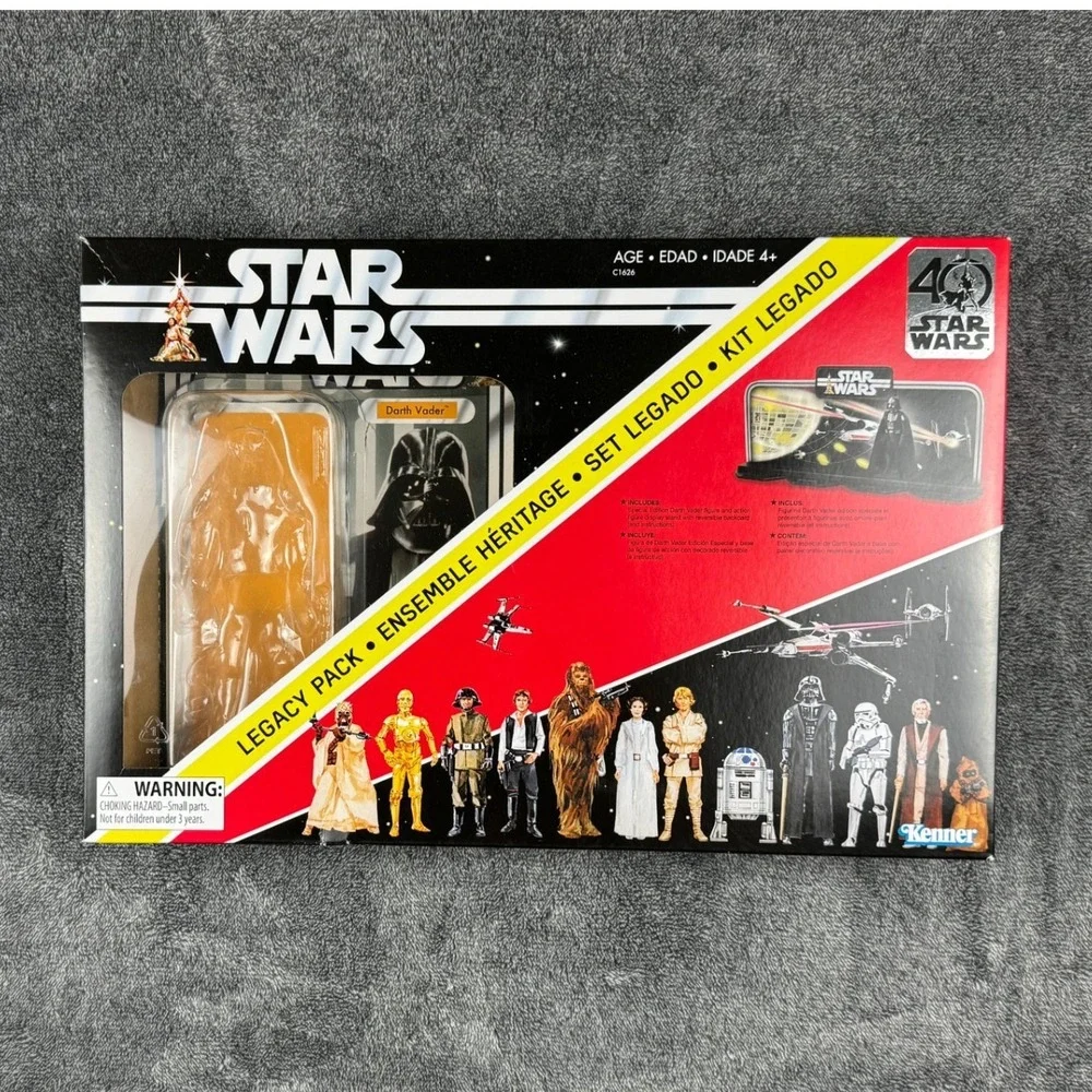 Star Wars Black Series 40th Anniversary Legacy Pack NO Darth Vader Figure